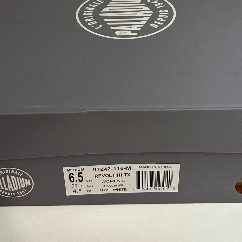 Palladium Women's NWB Revolt Hi‎ TX Platform Boots, 6.5 - Picture 11 of 14